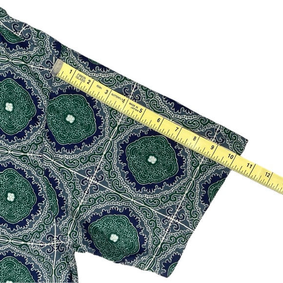 Cambridge Classics Mervyns Short Sleeve Button Down Shirt, BlueGreen, Size Large - Picture 6 of 6